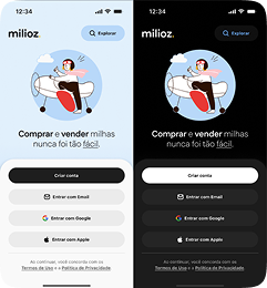 Milioz: App de Troca de Milhas Aéreas